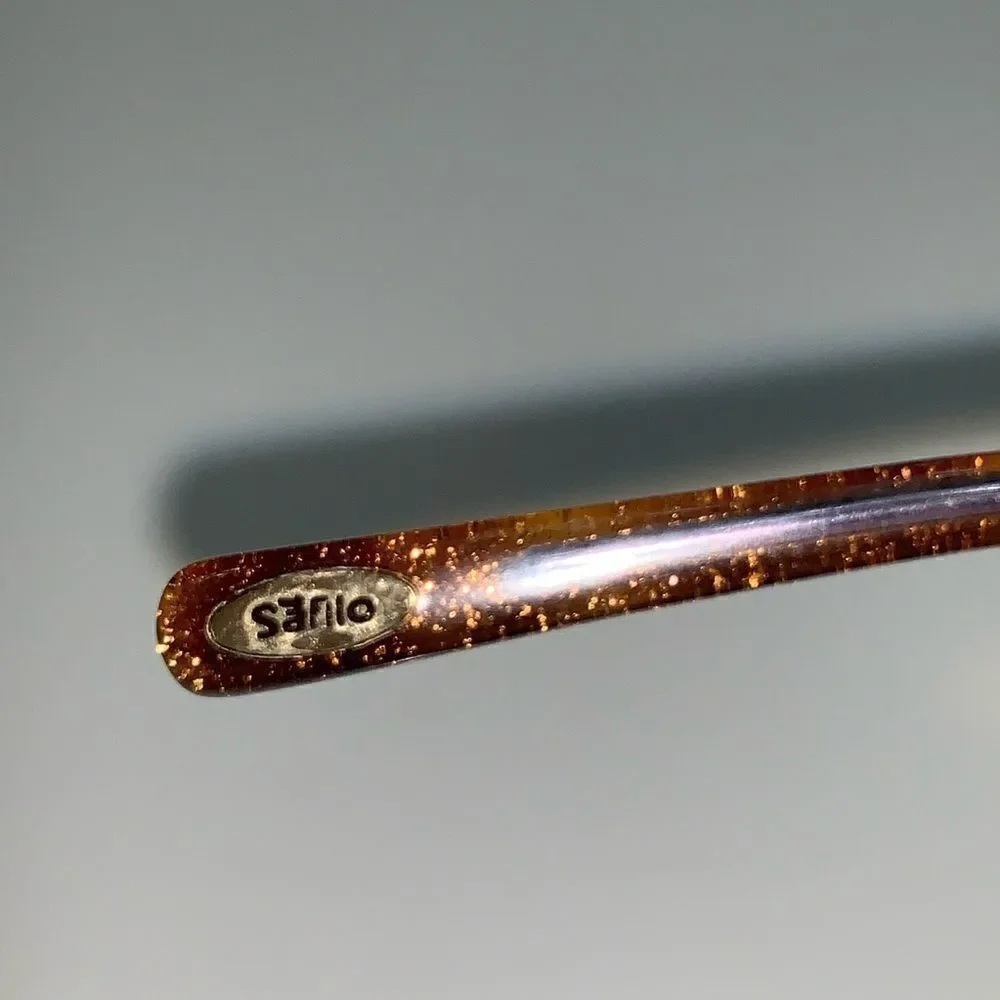 Safilo Elasta Women Half Rim Bronze Eyeglass Frame